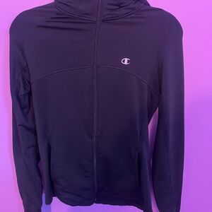 Champion Black zip-up Hoodie